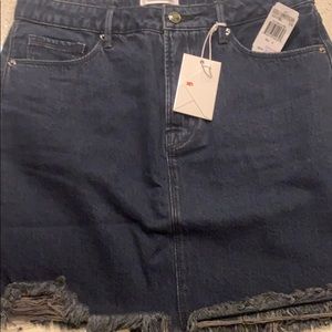 Good American Jean Skirt